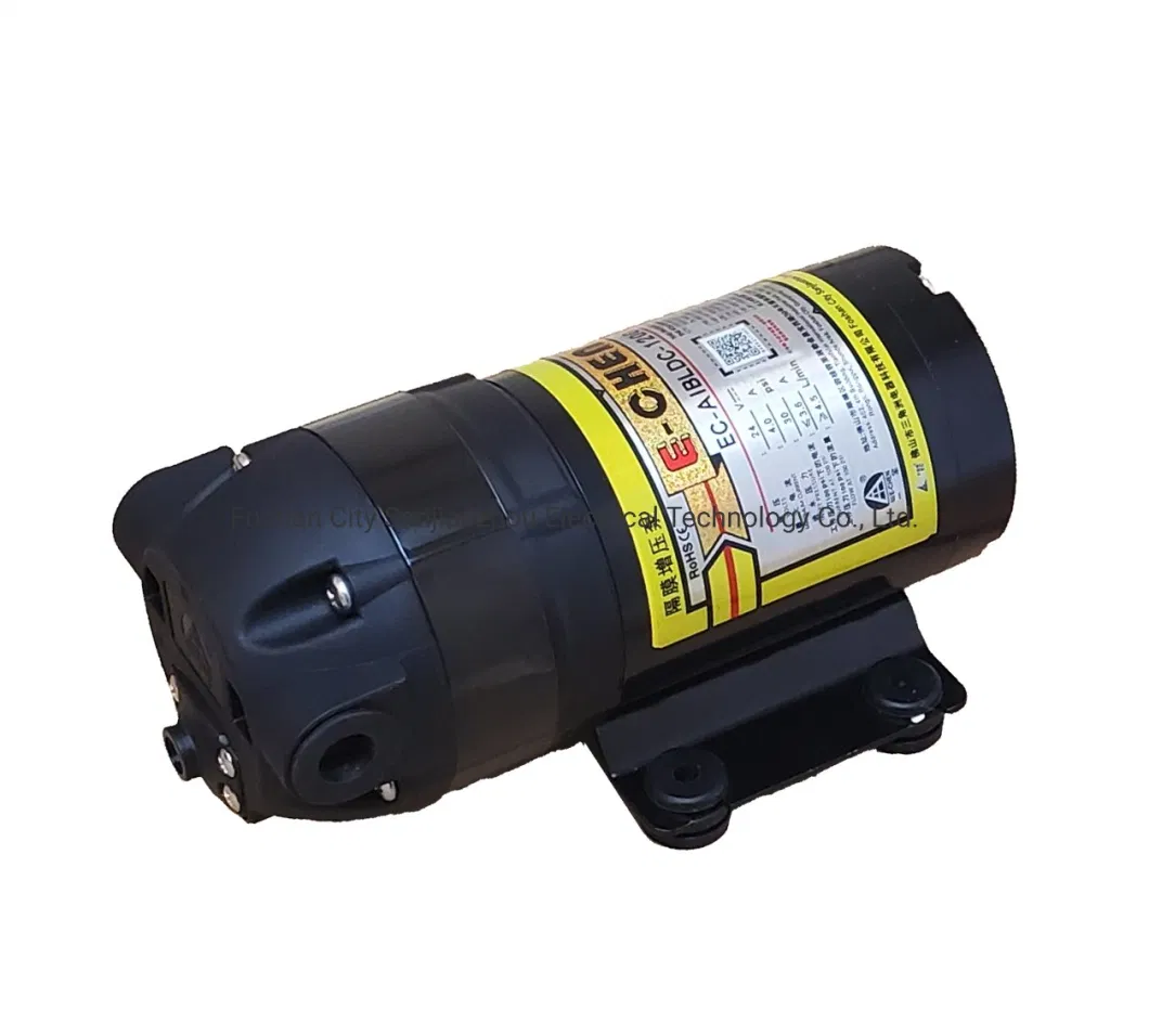 Brushless DC Motor Water Pump 1200gpd 4.5 L/Min@100psi Max 140psi