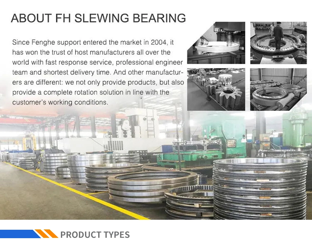 Special Blackening Slewing Ring Bearing, Black Oxide Finish